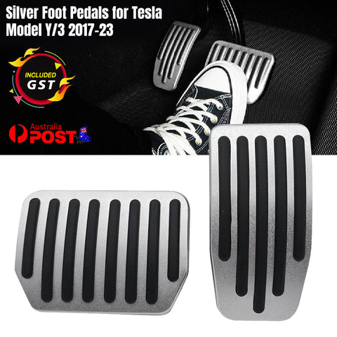 Performance Foot Pedals Aluminum Pad Cover Accessories for Tesla Model Y/3 17-23