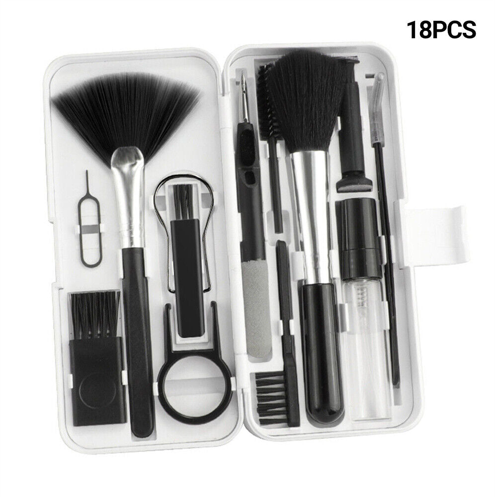 18Pcs Keyboard Cleaning Set Mobile Phone Laptop Cleaning Crevice Brush Descaling