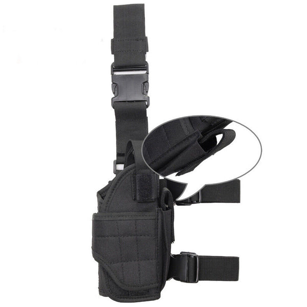 Tactical Thigh Holster Gun Leg Hunt Military Sports Pistol Pouch Puttee