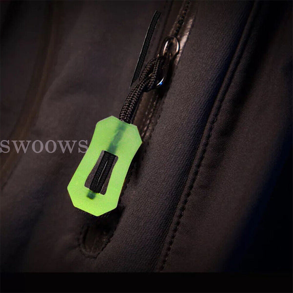 5/10pcs Outdoor Camping Hiking Backpack Anti-lost Luminous Zipper Pull