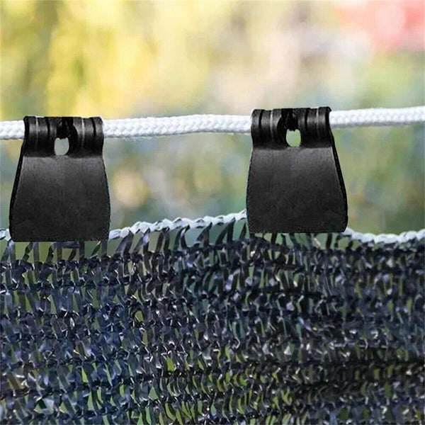 UV Fabric Clips Fasten Hang Expand Shade Cloth Shade Net Clips Black Up to 30x