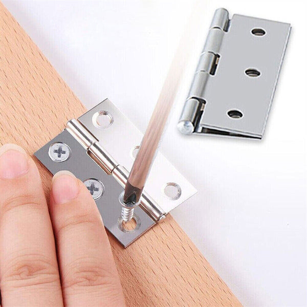 UP TO 20Pcs Stainless Steel Butt Hinges Door Window Cabinet Bearing Hinges new