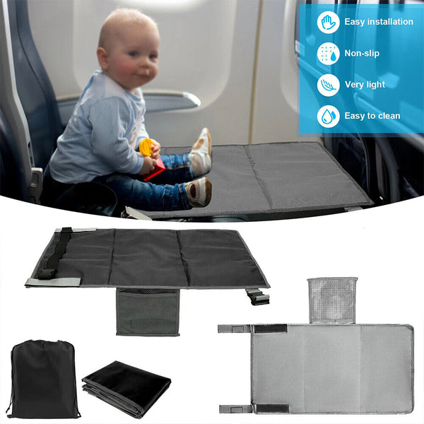 Child Airplane Footrest Toddler Kids Hammock Travel Bed Seat Extender On Plane