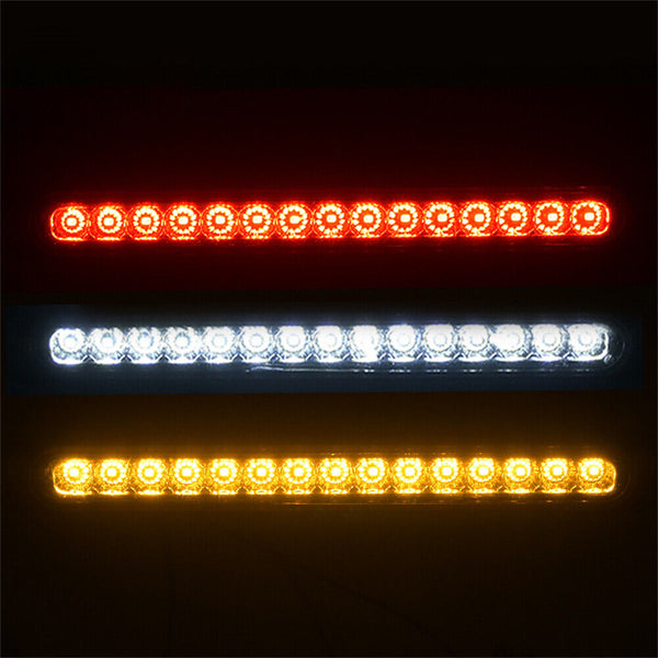 6x15LED Tail Lights Brake Indicator Reverse Slim Strip RV Trailer Light UTE STOP