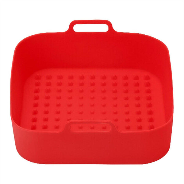 Square Air Fryer Mat Silicone Pot Baking Tray Liner Reusable Oven Accessories AU