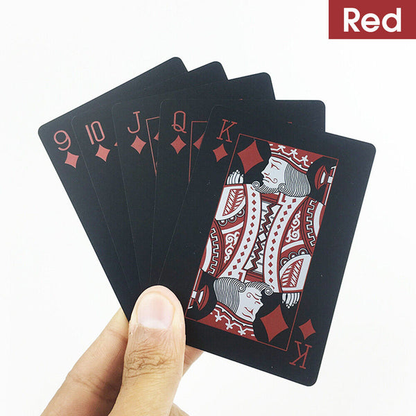 Poker Waterproof PVC Plastic Playing Cards Set Classic Magic Tricks Tool AZ