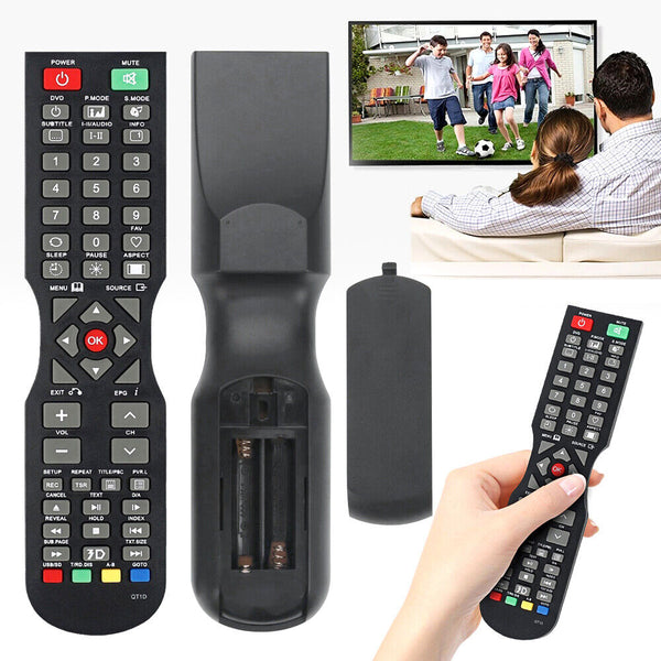 Original OEM For SONIQ TV Remote Control (QT166, QT155, QT155S) QT1D NO SETUP