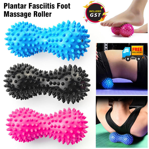 Plantar Fasciitis Foot Massage Roller with Spiky Ball for Pain Muscle Therapy AU