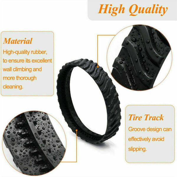 2/4Pcs Wheel Tracks Tyres For Zodiac MX8 MX6 Baracuda R0526100 AU Pool Cleaner