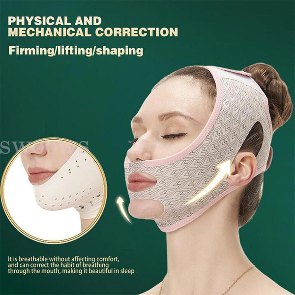 Beauty Face Sculpting Sleep Mask V Line Lifting Mask Facial Strap Slimming