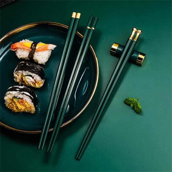 5/6/8Pairs High Quality Chinese Non-Slip Chopsticks Japanese Sushi Chopsticks