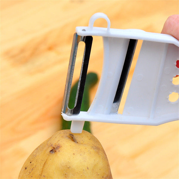 Vegetable Grater 5 in 1 Hand Held Julienne Cutter Potato Fruit Slicer Peeler