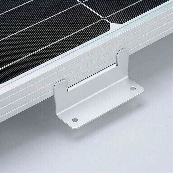 4/8PCS Solar Panel Mounting Z Bracket Set For Flat Roof Wall Mount Kit Aluminum