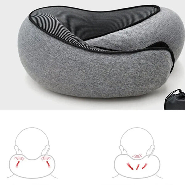 Neck Pillow for Travel Memory Foam Comfortable & Breathable Soft U Shaped Pillow