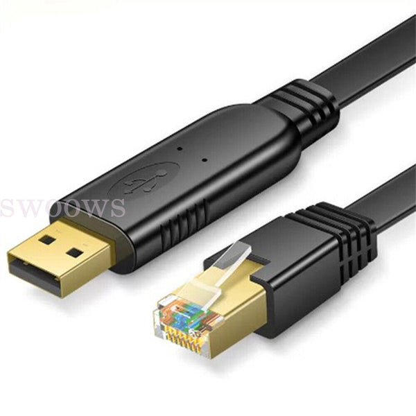 1.8M/3M USB 2.0 TO RJ45 Serial Console Cable Express Net Cable for Cisco Routers