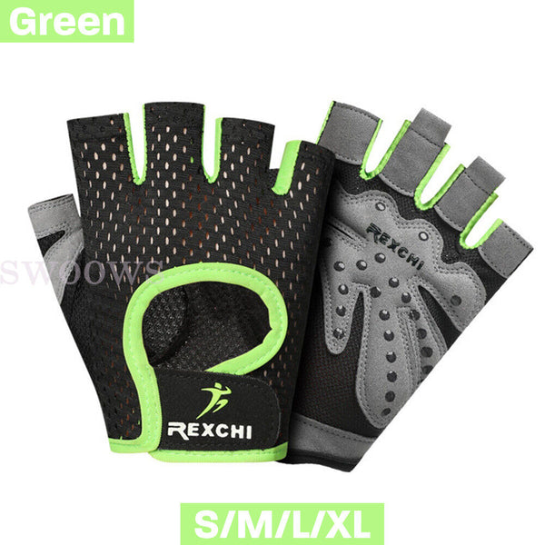 Women Fitness Gym Training Gloves Half Finger Gel Weight Lifting Workout Gloves