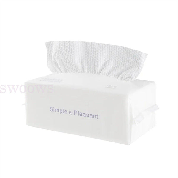 Up to 210Pcs Disposable Face Towel Cotton Makeup Cleaning Facial Napkin Wash