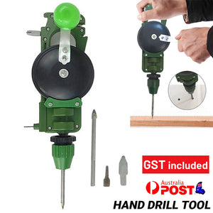 Powerful Manual Drill DIY Woodworking Hand Drill DIY Tool Teaching Supplies