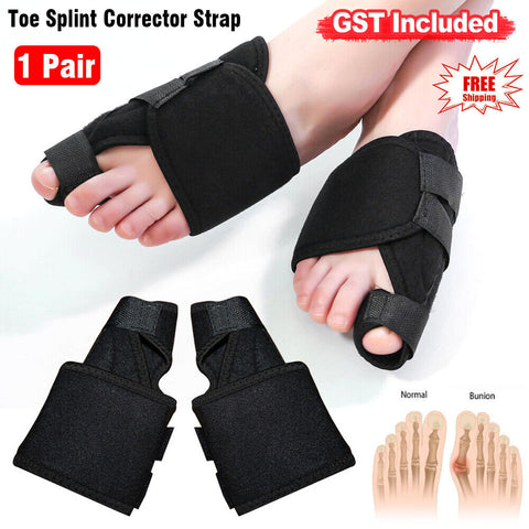 Toe Splint Corrector Strap Orthopedic Hallux Valgus Bunion Straightener Support