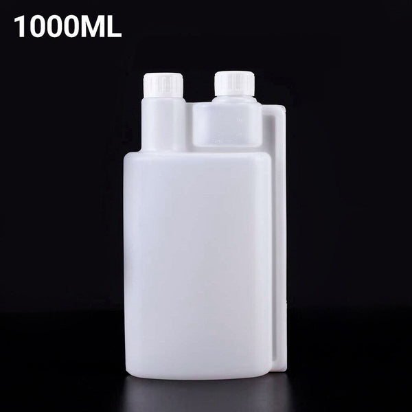 1/10x 3 Sizes Plastic Twin Chamber Bottle &Tamper Evident Cap Liquid Bottle