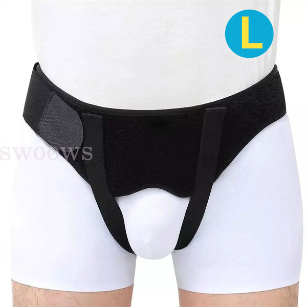 Hernia Belt for Men Brace with Double Compression Truss Pads inguinal Support.