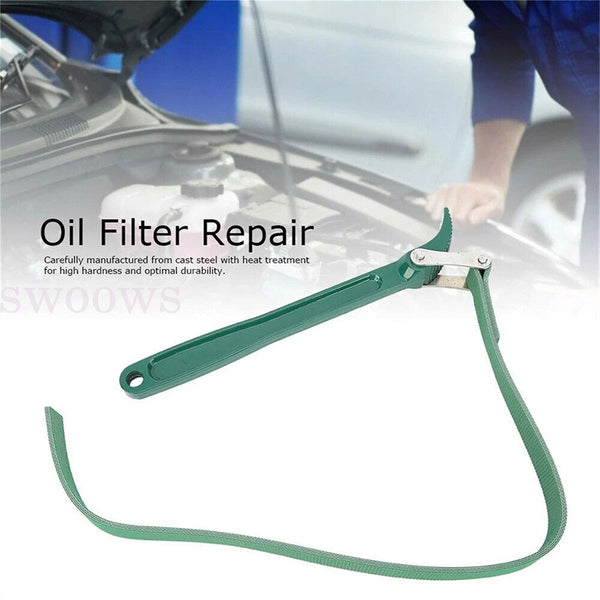 Oil Filter Belt Wrench Puller Strap Spanner Filter Cartridge Removal Tool New