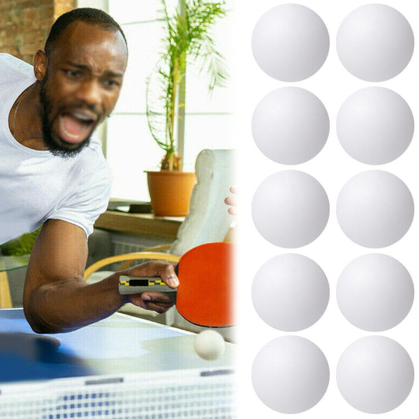 10x Pcs 40mm Large Table Tennis Balls Training Ping Pong White