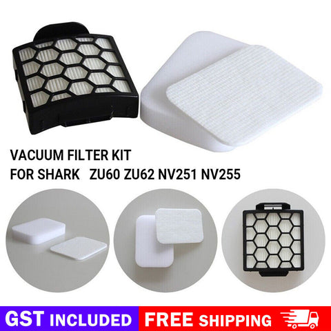 Vacuum Filter Kit For Shark Navigator Pet Pro ZU60 ZU62 NV251 NV255 #1238FT60 AU