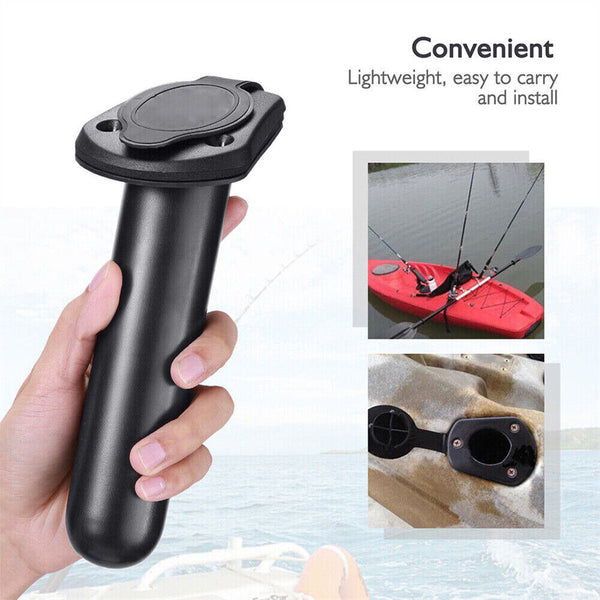 1/2X With Cap Cover Fishing Boat Rod Holder for Kayak Pole Bracket Flush Mount