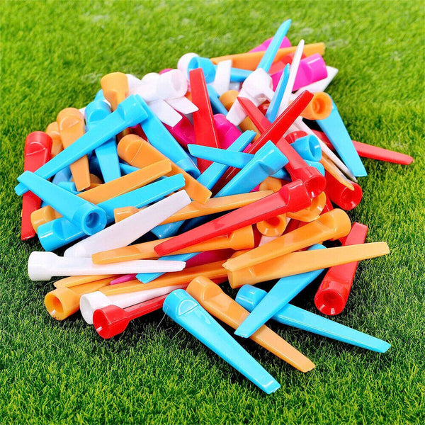 10/30/60x 70mm Plastic Wedge Golf Tees Replacement Nail Tee Club Golfer Training