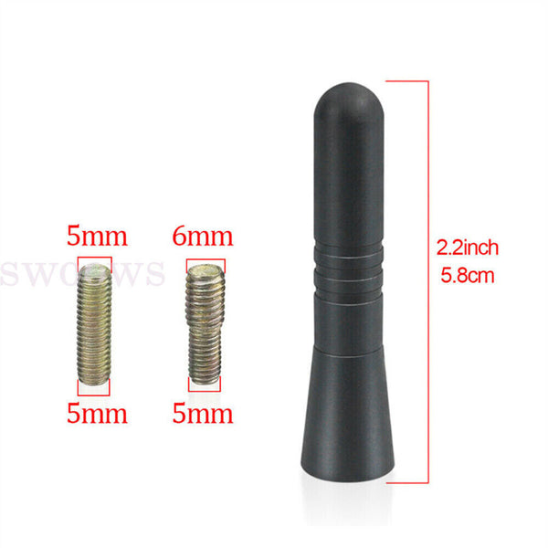 Antenna Aerial Stubby Bee Sting for Ford Ranger PX PX2 PX3 Wildtrak Black 5.5CM