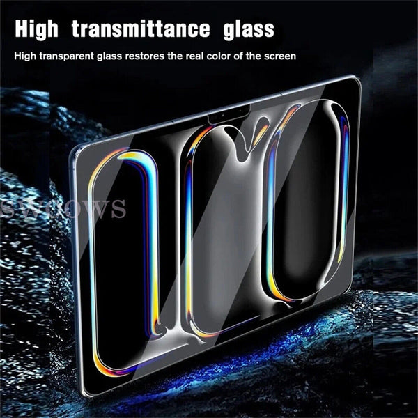 Tempered Glass Screen Protector For 2024 New iPad Air 13" iPad Pro 13"