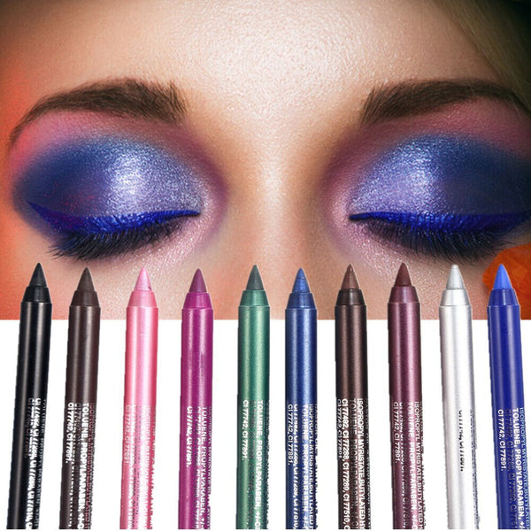 NEW Colorful Eyeliner Pencil Eye Liner Gel Pens Long Lasting Waterpoof  AU