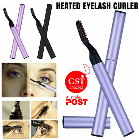 UP 3x Electric Heated Eyelash Curling Long Lasting Eye Lashes Curler Makeup Tool