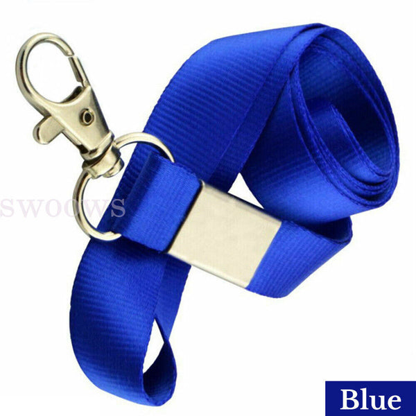 Up 50 Lanyard ID Badge Business Card Key Holder Ring Case Pocket Neck Clip Strap