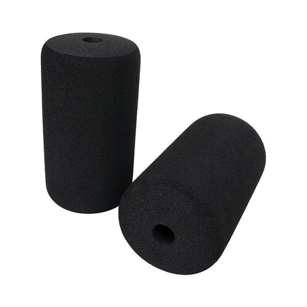 Black Foot Foam Pads Rollers Replacement, For Leg Extension For Weight Bench