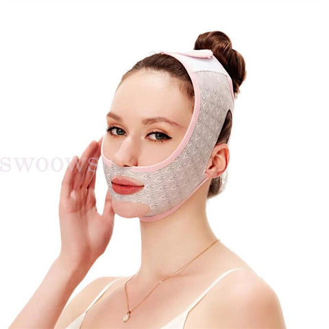 1/2pc Beauty Face Sculpting Sleep Mask V Line Lifting Mask Facial Strap Slimming