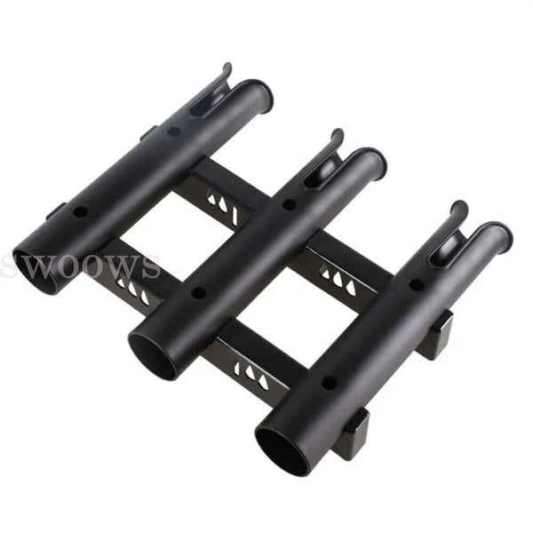 3 Tube Fishing Rod Holder Bracket Boat Kayak Rod Rack Mounted Fishing Rack AU