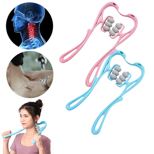 Shoulder Massager Fatigue Relieve Hand 6-Roller Neck