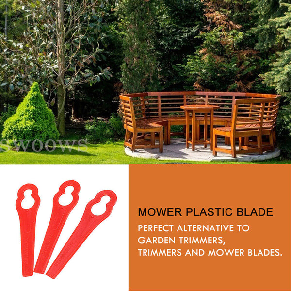 20/30/50/100pcs Grass Trimmer Blades L83 for KULLER OZITO Garden Yard Plastic