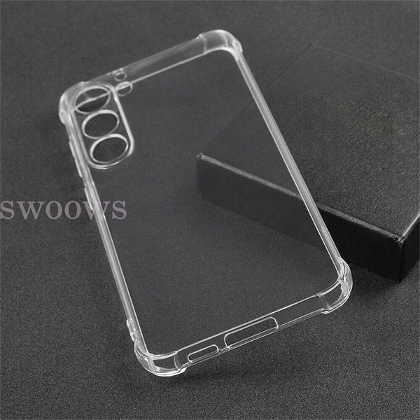 Case For Samsung S23 S22 W/ Lens Protect Clear Heavy Duty Soft Shockproof Cover