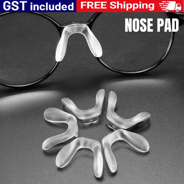 1/2 Silicone Anti-Slip Glasses Nose Pads U-shaped Nose Pad for Eyeglasses Access