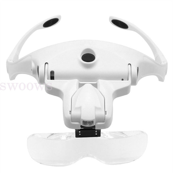 Magnifying Glasses with LED Light for Reading Head Magnifier Makeup Jewellers