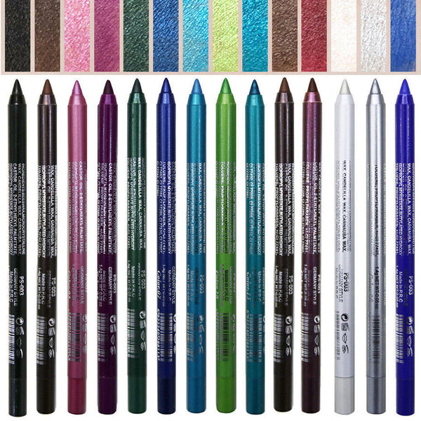 NEW Colorful Eyeliner Pencil Eye Liner Gel Pens Long Lasting Waterpoof  AU