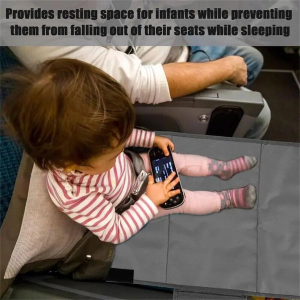 Child Airplane Footrest Toddler Kids Hammock Travel Bed Seat Extender On Plane