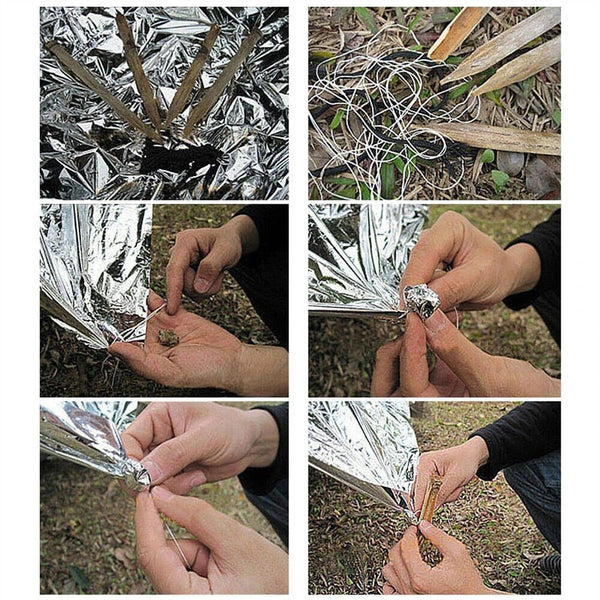 1-3x Space Blanket Thermal Thermo Foil Emergency Camping Rescue First Aid