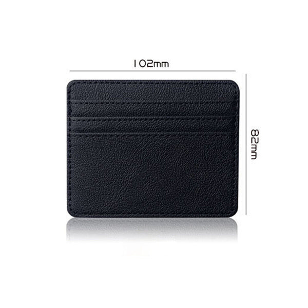 RFID Blocking Purse Flip Leather Wallet Slim Credit Card Holder Mens Money Clip