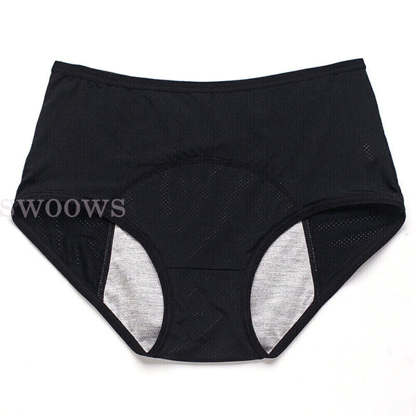 Pants Menstrual Pants Underwear Mesh Leakproof High Waist Protective for Women