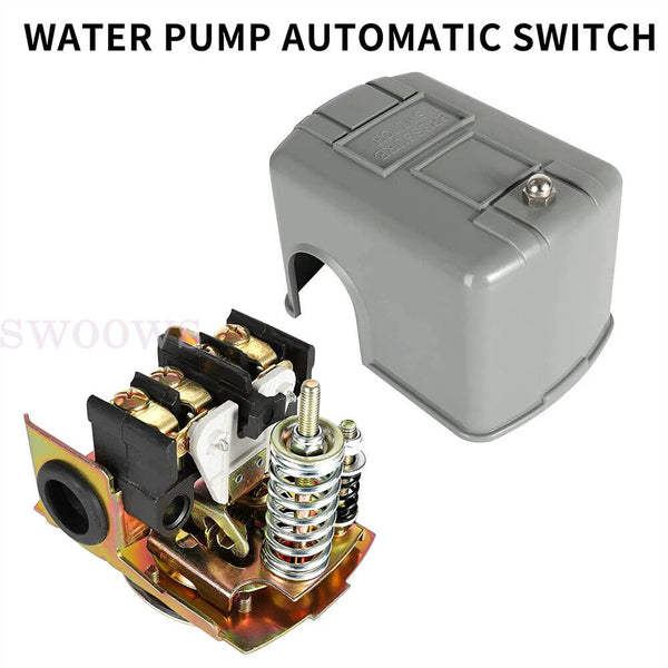 New 1/4" NPT Water Pump Pressure Control Switch 40-60 psi Double Pole AU