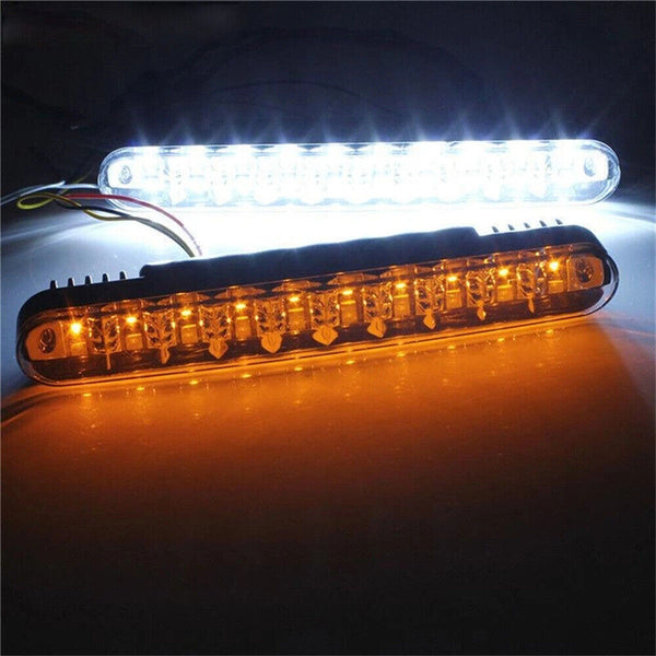 AU 2X 30 LED Car Daytime Running Light DRL Daylight Lamp with Indicators IP65